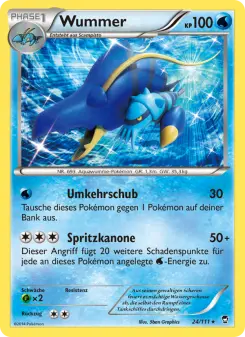 Pokémon-Karte Wummer 024/111