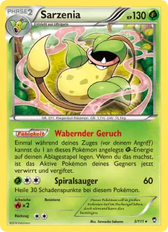 Pokémon-Karte Sarzenia 003/111