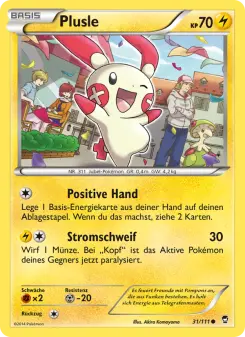 Pokémon-Karte Plusle 031/111