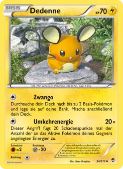 Pokémon-Karte Dedenne 034/111