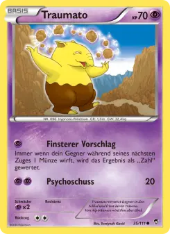 Pokémon-Karte Traumato 035/111