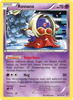 Pokémon-Karte Rossana 037/111