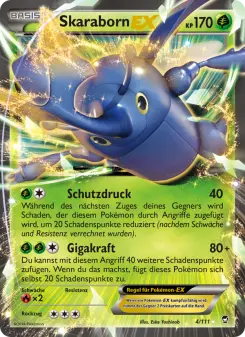 Pokémon-Karte Skaraborn EX 004/111