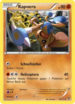 Pokémon-Karte Kapoera 049/111