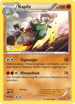 Pokémon-Karte Kapilz 050/111