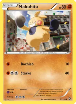 Pokémon-Karte Makuhita 051/111