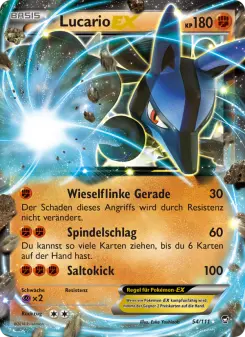 Pokémon-Karte Lucario EX 054/111