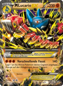 Pokémon-Karte M Lucario EX 055/111