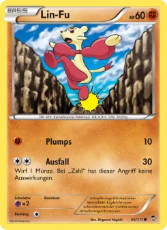Pokémon-Karte Lin-Fu 056/111