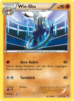Pokémon-Karte Wie-Shu 057/111