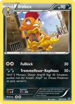 Pokémon-Karte Irokex 067/111