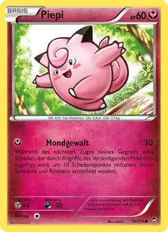 Pokémon-Karte Piepi 070/111
