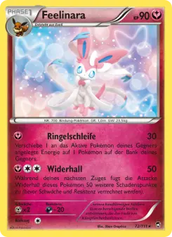 Pokémon-Karte Feelinara 072/111