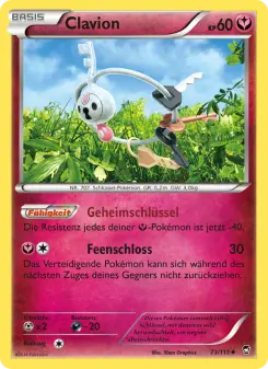 Pokémon-Karte Clavion 073/111