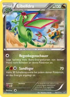 Pokémon-Karte Libelldra 076/111