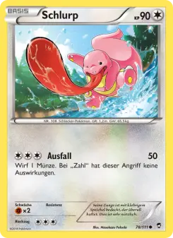Pokémon-Karte Schlurp 078/111