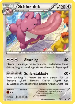 Pokémon-Karte Schlurplek 079/111