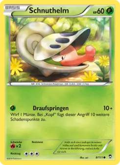 Pokémon-Karte Schnuthelm 008/111