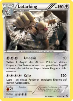 Pokémon-Karte Letarking 083/111