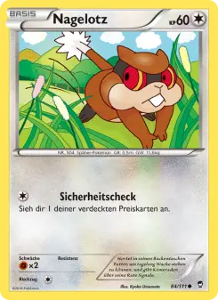 Pokémon-Karte Nagelotz 084/111