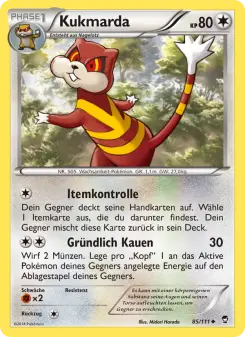 Pokémon-Karte Kukmarda 085/111