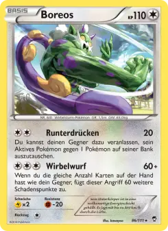 Pokémon-Karte Boreos 086/111