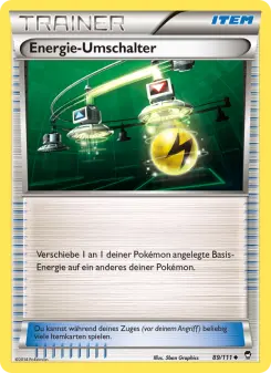 Pokémon-Karte Energie-Umschalter 089/111