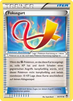 Pokémon-Karte Fokusgurt 091/111