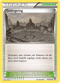 Pokémon-Karte Gebirgsring 097/111