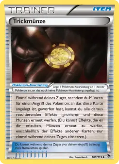 Pokémon-Karte Trickmünze 108/119