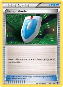 Pokémon-Karte Kampffahnder 109/119