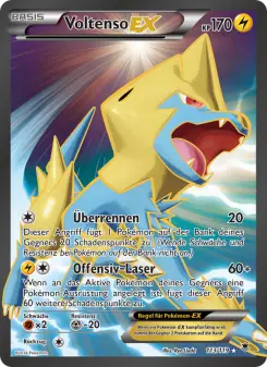 Pokémon-Karte Voltenso EX 113/119