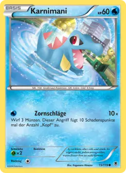 Pokémon-Karte Karnimani 015/119