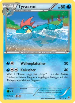 Pokémon-Karte Tyracroc 016/119