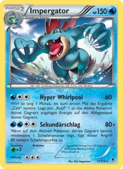 Pokémon-Karte Impergator 017/119