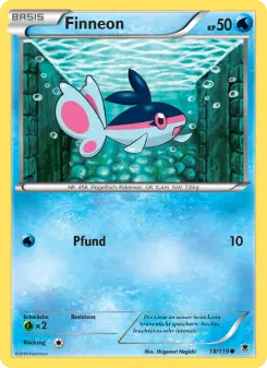 Pokémon-Karte Finneon 018/119