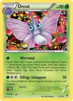 Pokémon-Karte Omot 002/119