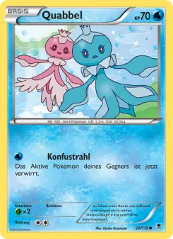 Pokémon-Karte Quabbel 020/119