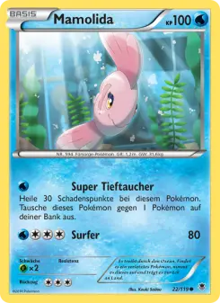 Pokémon-Karte Mamolida 022/119