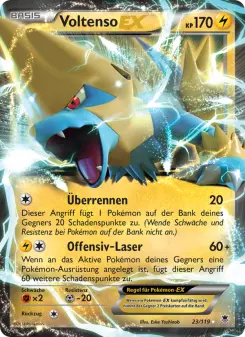 Pokémon-Karte Voltenso EX 023/119