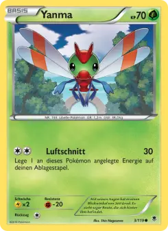 Pokémon-Karte Yanma 003/119