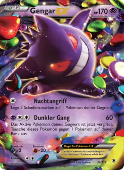 Pokémon-Karte Gengar EX 034/119