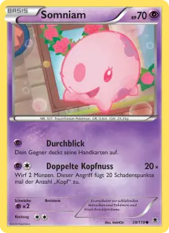 Pokémon-Karte Somniam 039/119