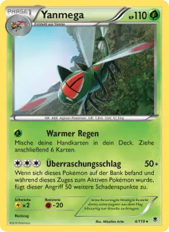 Pokémon-Karte Yanmega 004/119