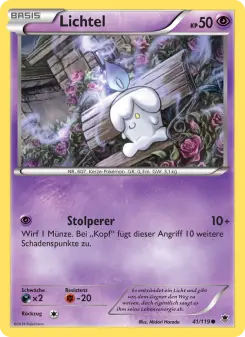 Pokémon-Karte Lichtel 041/119