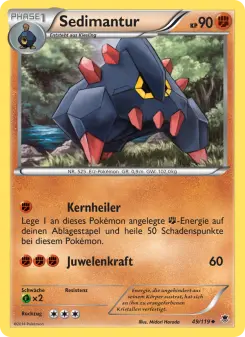 Pokémon-Karte Sedimantur 049/119