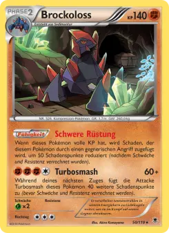 Pokémon-Karte Brockoloss 050/119