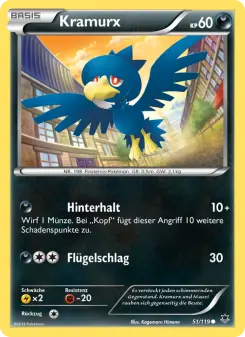 Pokémon-Karte Kramurx 051/119