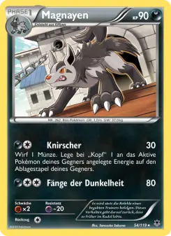 Pokémon-Karte Magnayen 054/119