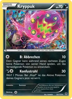 Pokémon-Karte Kryppuk 055/119